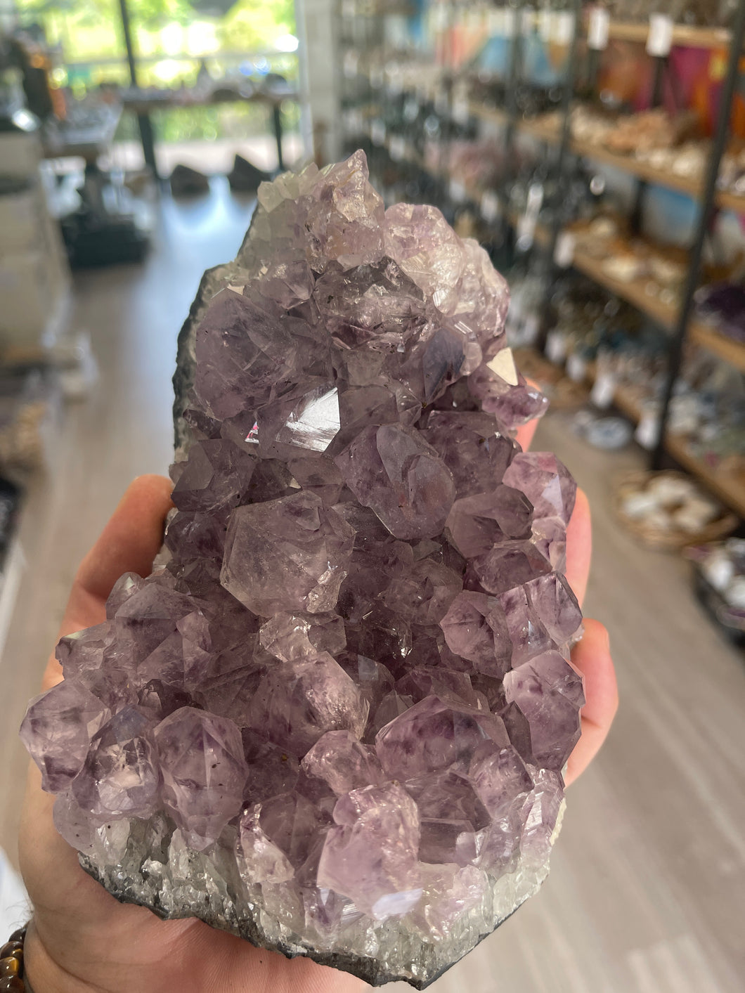 Amethyst cluster