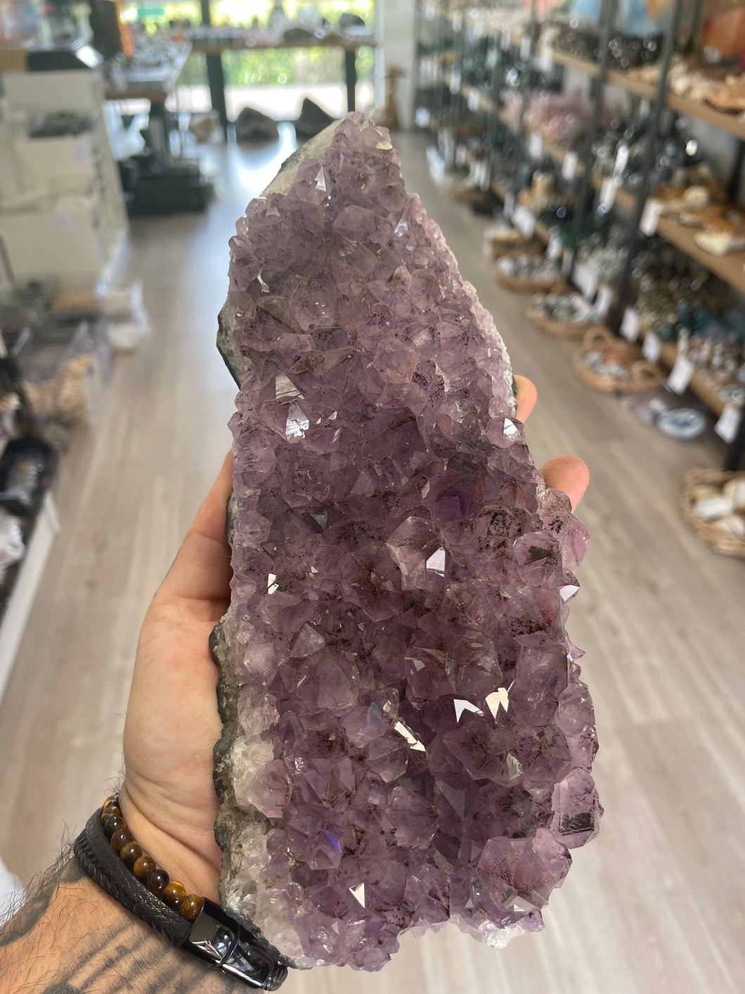 Amethyst cluster