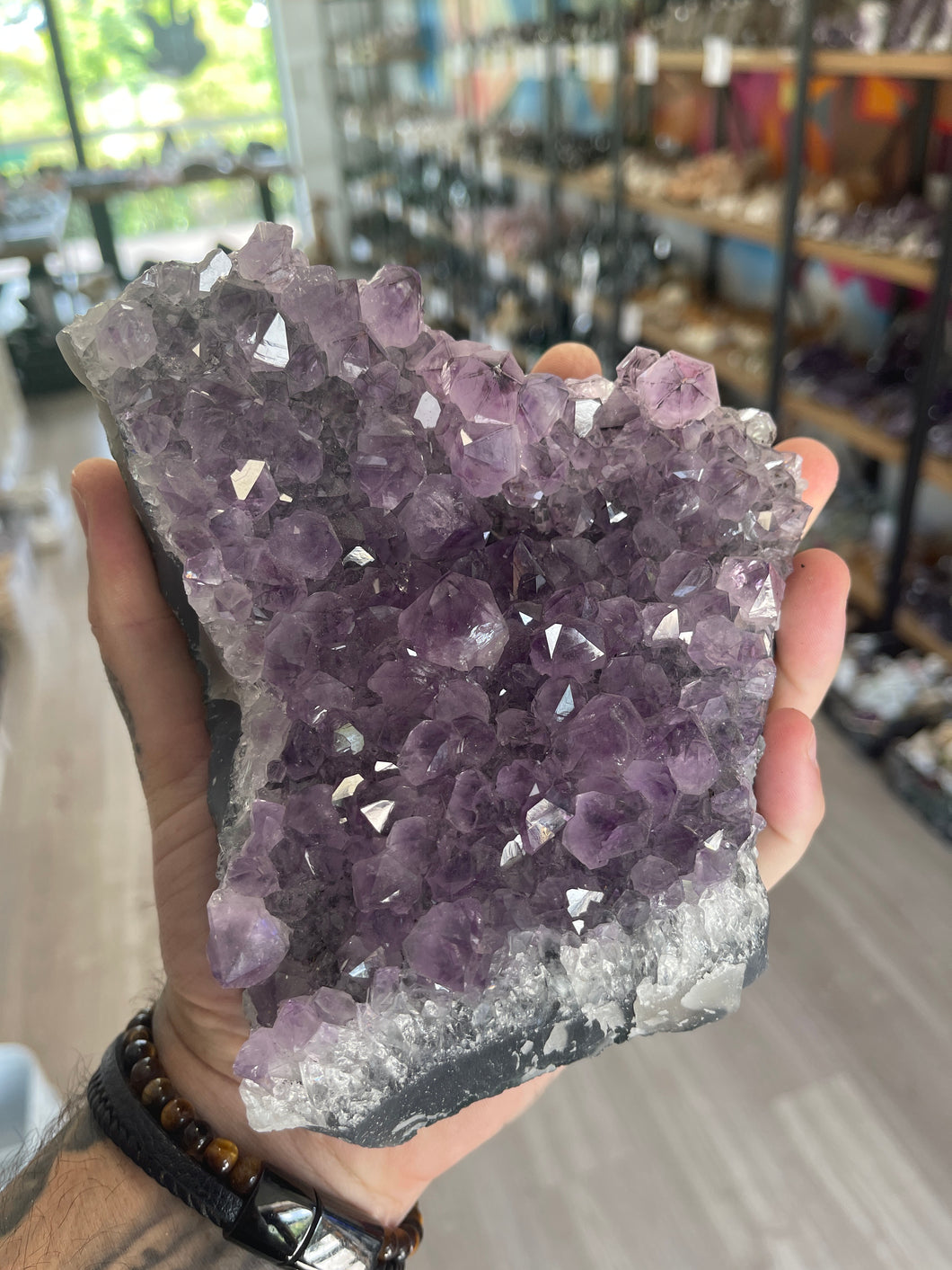Amethyst cluster